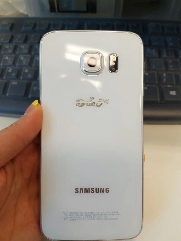 갤럭시s6 64기가  화이트 이미지