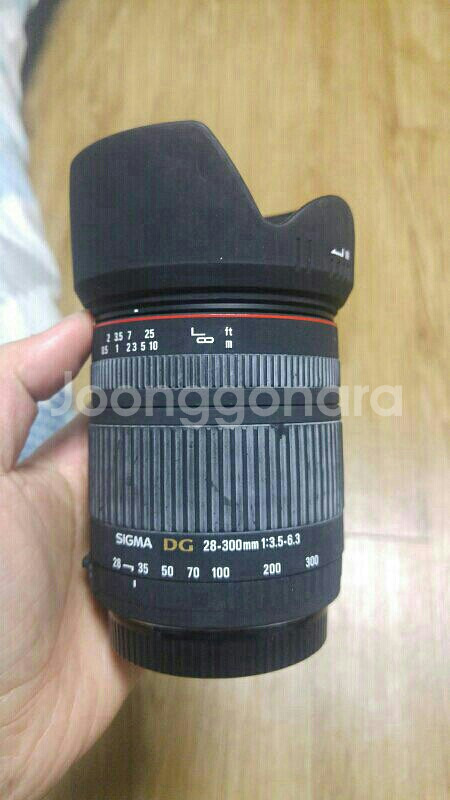 시그마 28-300 렌즈 (캐논용)--0
