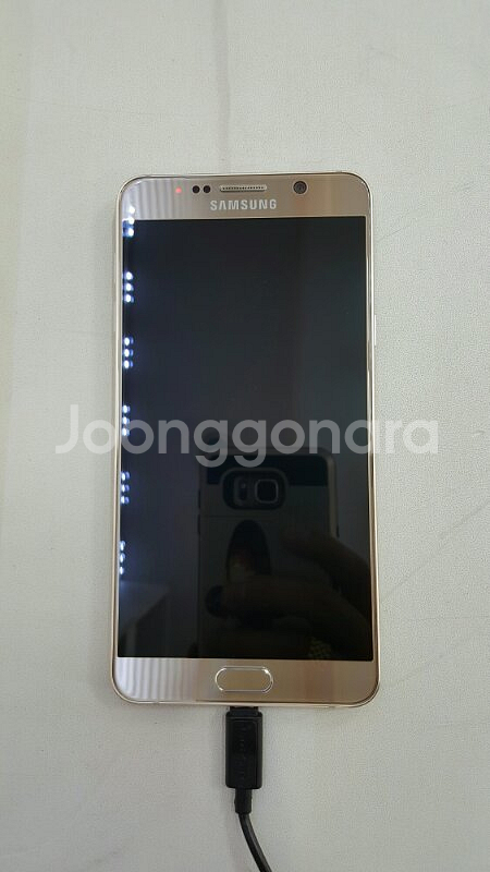 갤럭시노트5 32GB 골드 가통급 팝니다--0