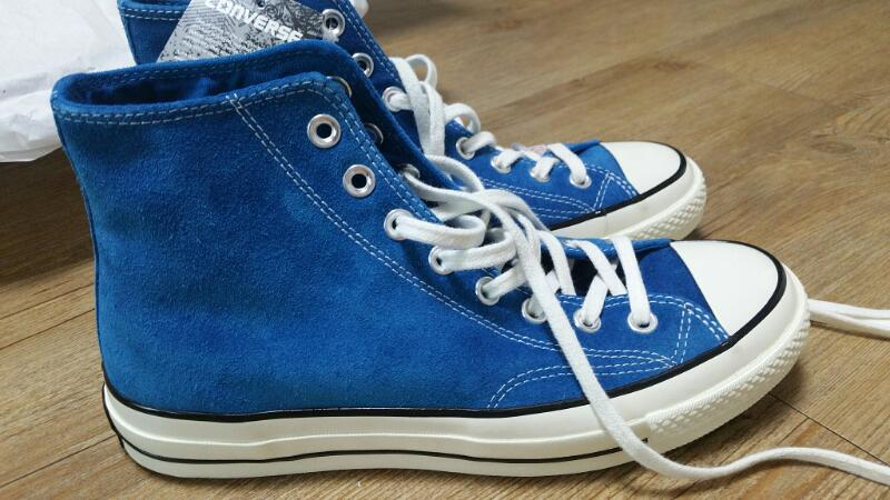 컨버스 1970 척테일러 스웨이드 블루--4