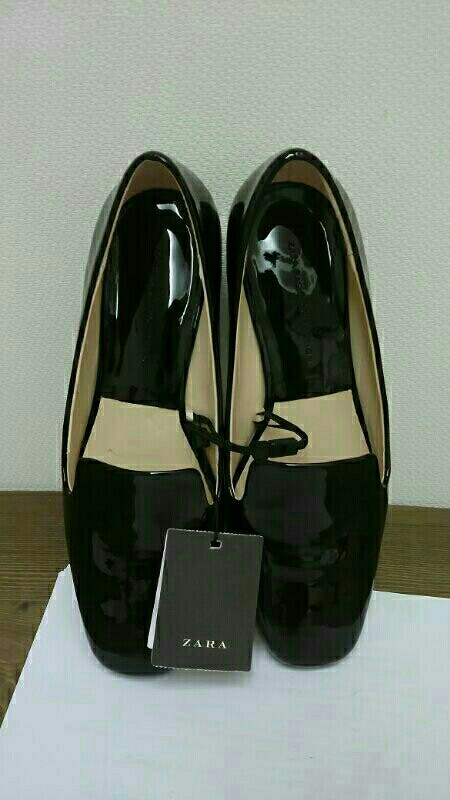 자라슈즈_페이턴트 플랫슈즈팝니다!!! (전국거래가 이미지