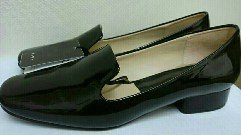 자라슈즈_페이턴트 플랫슈즈팝니다!!! (전국거래가 이미지