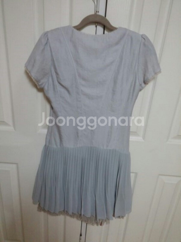 시슬리 실크 쉬퐁 원피스 55사이즈--4