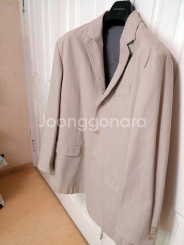 돌체앤가바나 남성 베이지 린넨 자켓
56사이즈 (--1