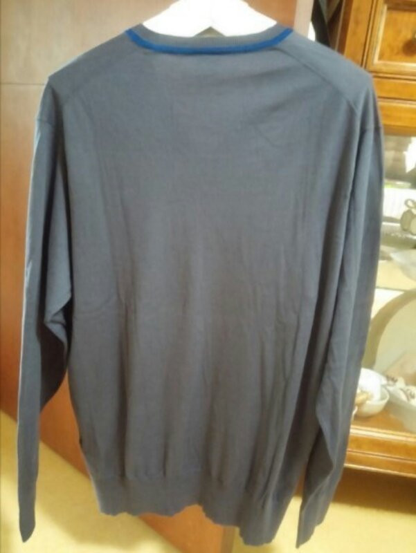 폴스미스 남성니트 XL사이즈 그레이퍼플--4