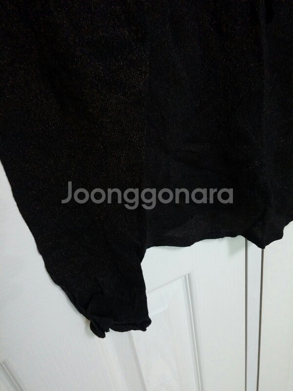 이태리 APRIORI 블랙브론즈 에스닉 니트 프리--4