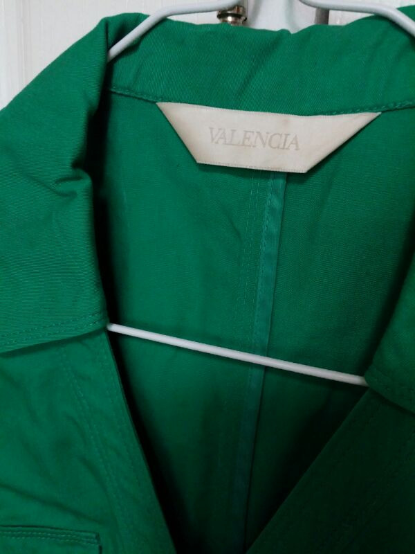 발렌시아 그린 캡소매 원피스 55사이즈--3