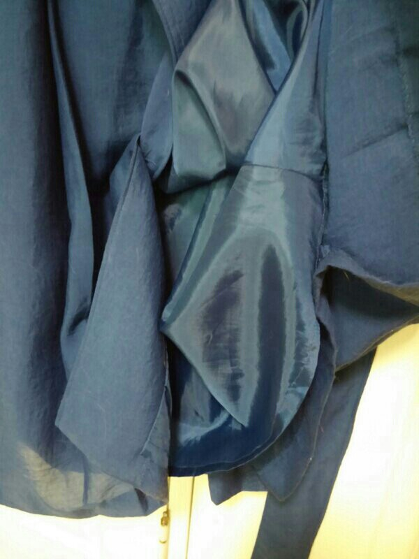 CC CLUB 블루 도트 레트로 원피스 55사이즈 이미지