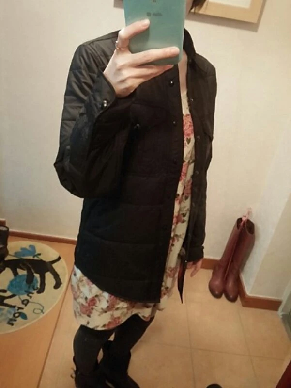 폴로랄프로렌 성인여자 블랙 누빔퀼팅점퍼 55사이즈 이미지