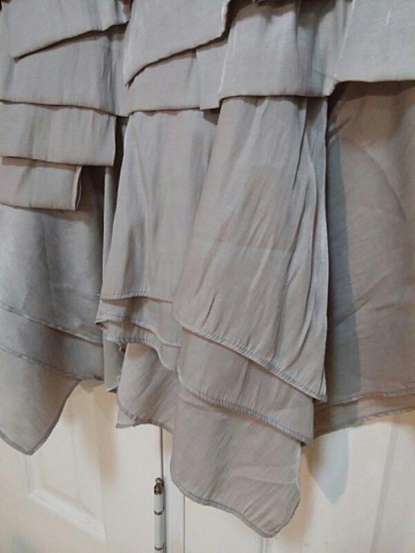 스텔라 메카트니 b품 실버 인어 실크 드레스 원피--4