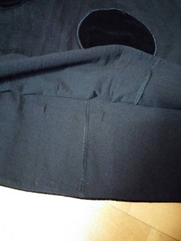 소니아 리키엘 블랙 도트 니트 스커트--3