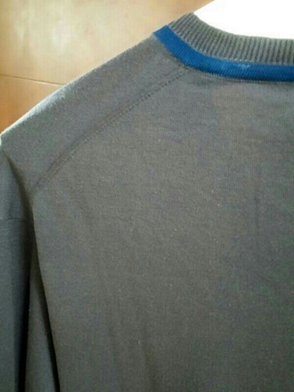 정품 폴스미스 남성니트 XL사이즈 그레이퍼플 컬러--2