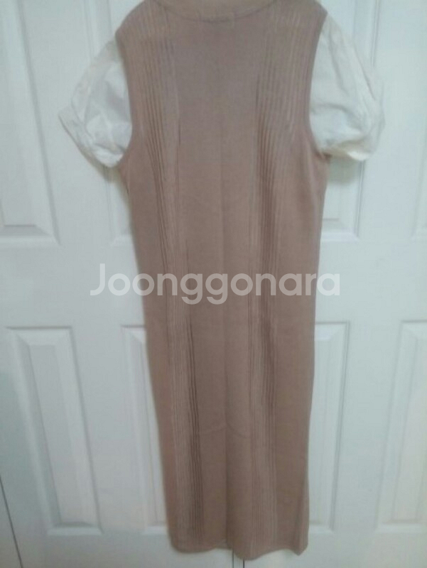 YETS 예츠 베이지 골지 롱니트 가디건 베스트--1