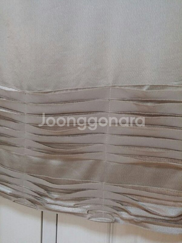 수입 질스튜어트 골드베이지 울스판 원피스 55사이--3