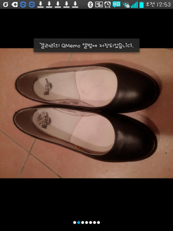 닥터마틴 블랙 가죽 플랫슈즈 230사이즈 이미지