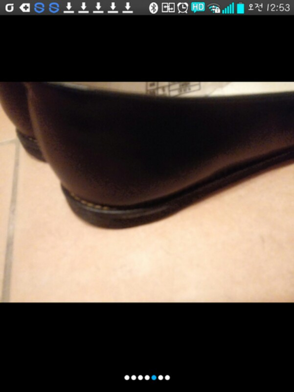 닥터마틴 블랙 가죽 플랫슈즈 230사이즈 이미지