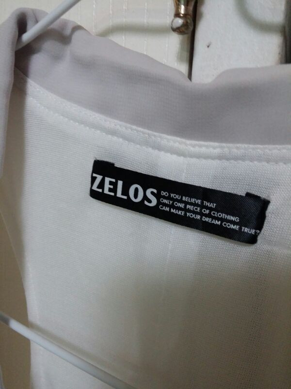 일본 ZELOS 스타일리쉬 와이드 카라 홀터넥 블--2