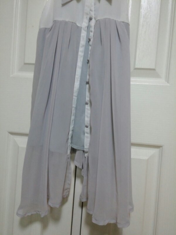 일본 ZELOS 스타일리쉬 와이드 카라 홀터넥 블--4