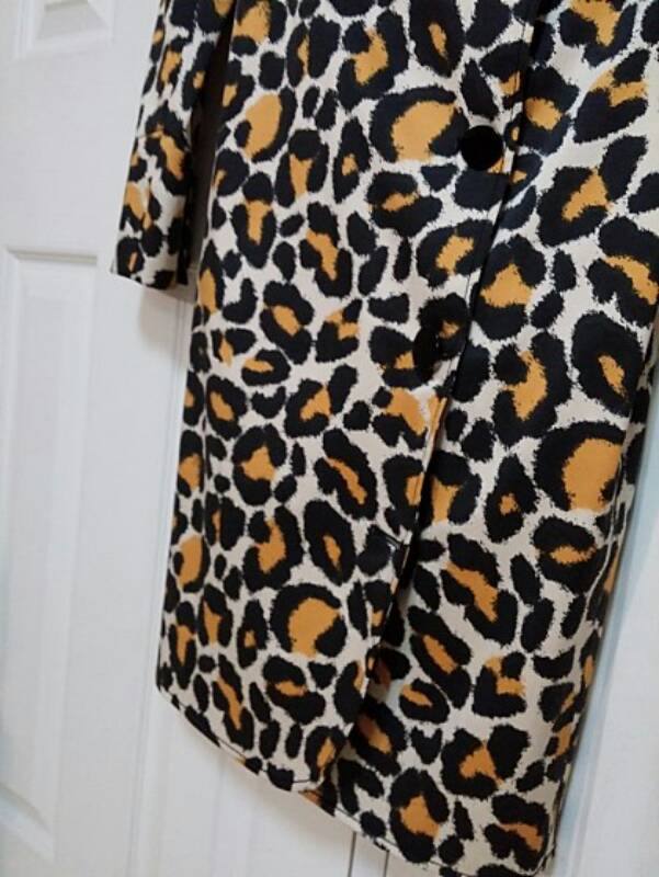 제시뉴욕 레오파드 정장원피스 코트--3