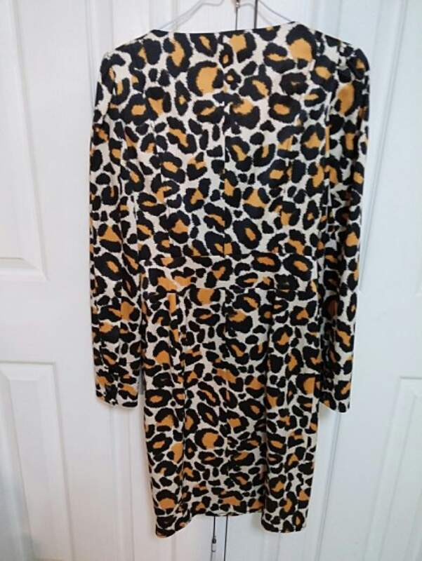 제시뉴욕 레오파드 정장원피스 코트--5