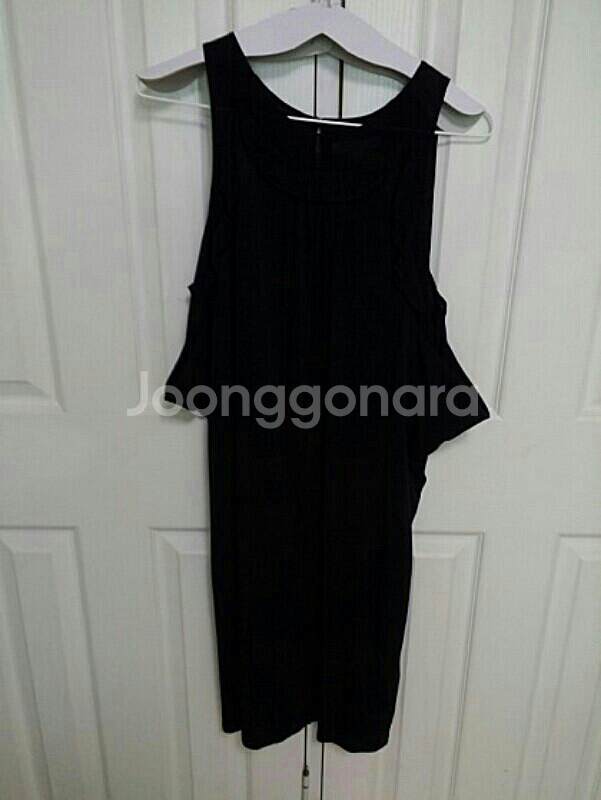 바네사브루노 짙은 퍼플 니트 실크 원피스--0