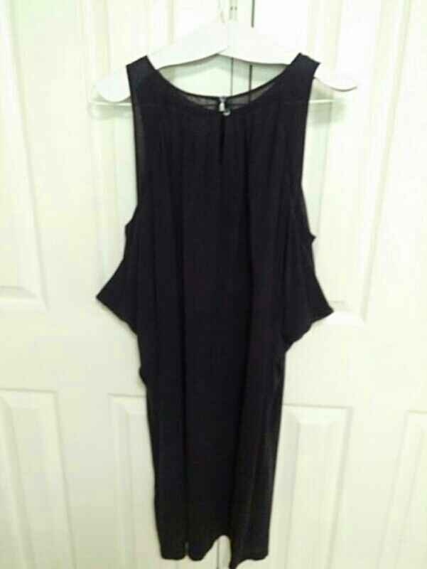 바네사브루노 짙은 퍼플 니트 실크 원피스--6