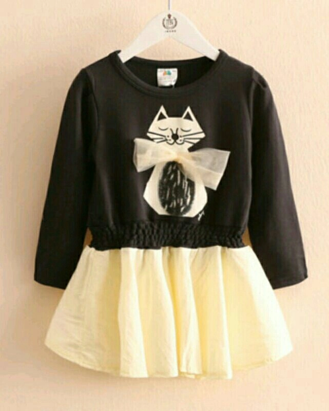 25  고양이 원피스 140 이미지