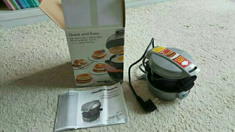 해밀턴비치 샌드위치메이커--1