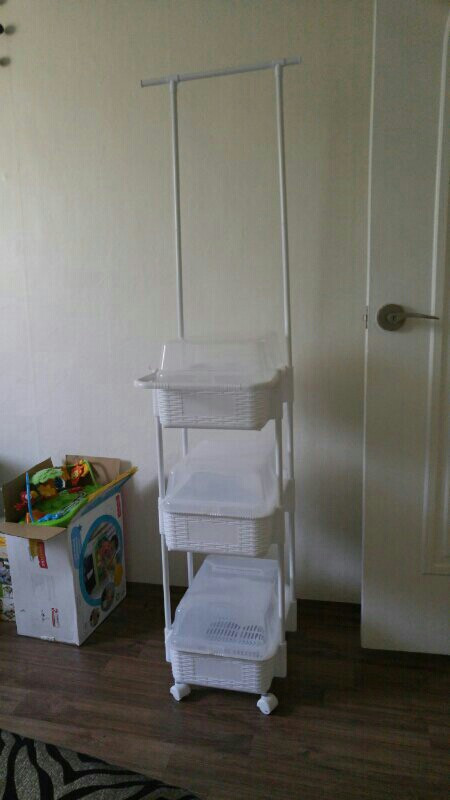 플라팜 국민기저귀함 3단(행거+캡형) 아이보리 ---1