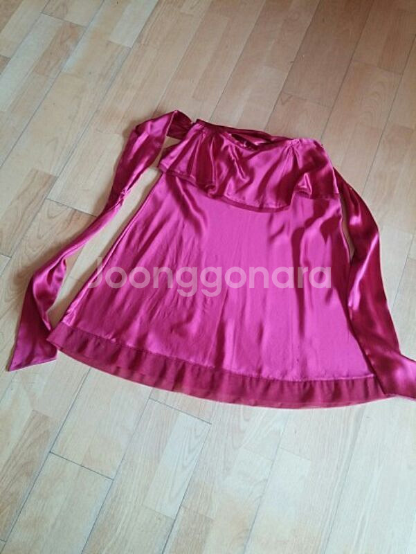 마크제이콥스 로즈 리본 실크스커트--1