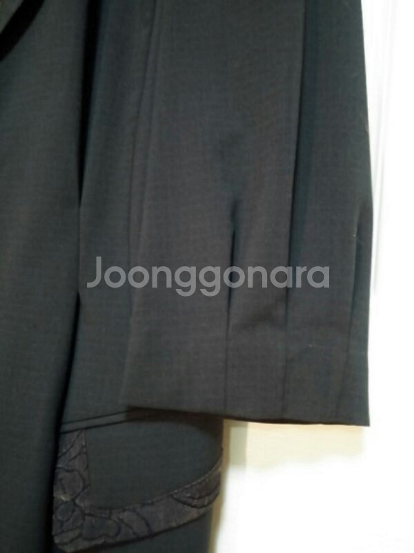 자스킨혁비 다크퍼플 정장 트렌치코트 --2