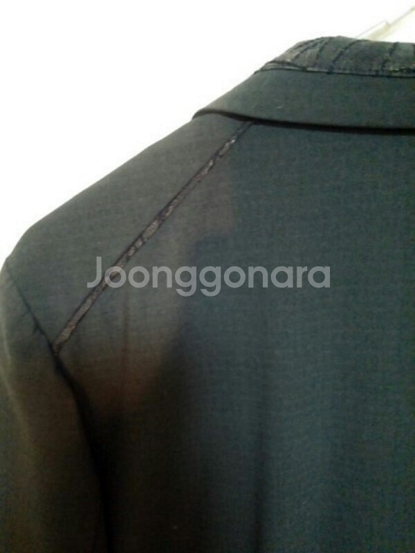 자스킨혁비 다크퍼플 정장 트렌치코트 --3