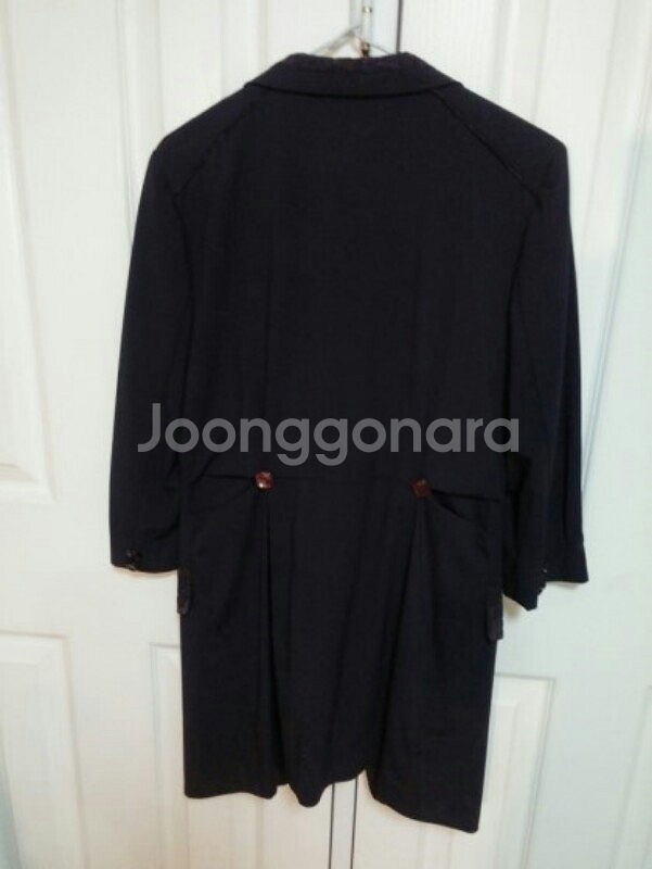 자스킨혁비 다크퍼플 정장 트렌치코트 --6