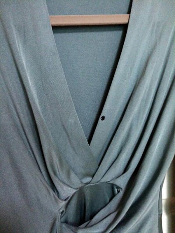 영국 ISSA LONDON 인디고블루 저지 티셔츠 이미지