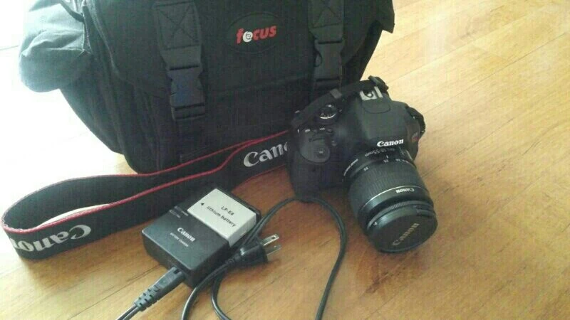 DSLR 캐논T3i 600D + 렌즈 18-55  이미지