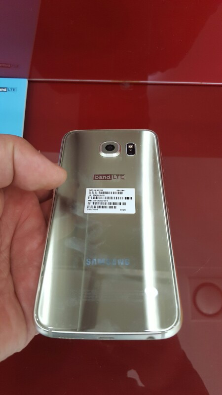 갤럭시6  64기가 골드 SK 이미지