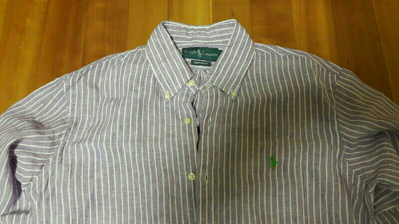 정품 폴로랄프로렌 린넨남방 마100%  사이즈10--2