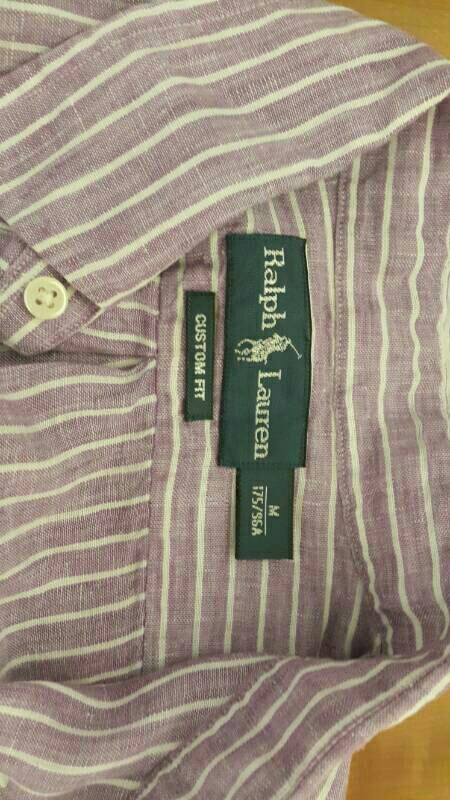 정품 폴로랄프로렌 린넨남방 마100%  사이즈10--4