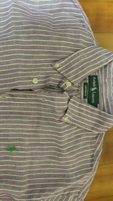 정품 폴로랄프로렌 린넨남방 마100%  사이즈10--5