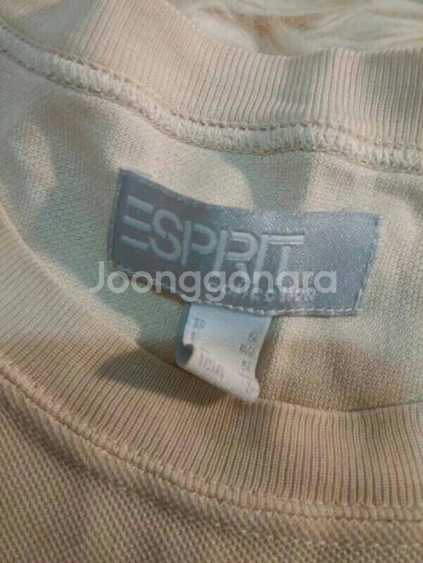 ESPRIT 에스프리 베이지 실크 티셔츠 55사이--2