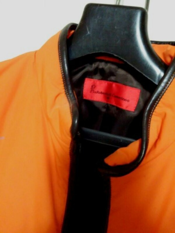 로베르타 카메리노 오랜지 골프 패딩점퍼--1