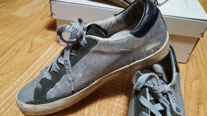 골든구스슈퍼스타정품빈티지펄실버36여성용급매--5