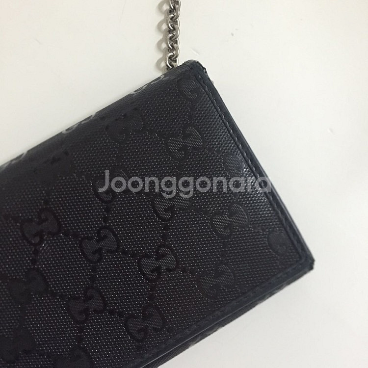 [정품] 구찌여자 장지갑 (체인 있는 디자인, 클--1