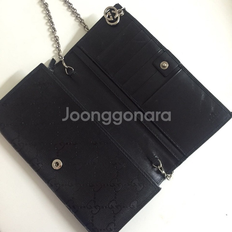 [정품] 구찌여자 장지갑 (체인 있는 디자인, 클--4
