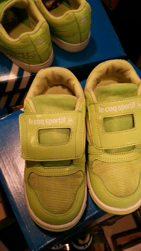 연두색  190사이즈 운동화~ ^ ^ 이미지