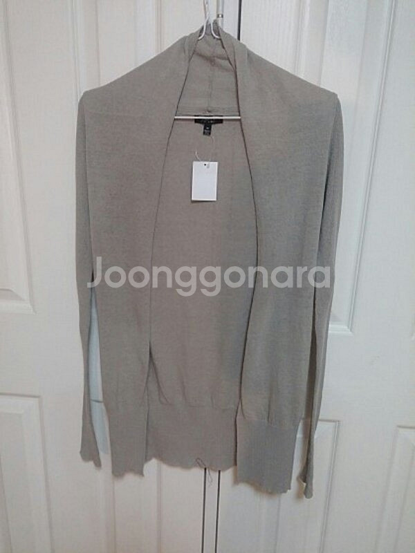 미국 Apt9 오트 그레이 모시 롱니트--0