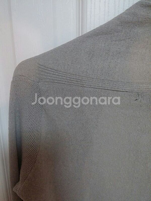 미국 Apt9 오트 그레이 모시 롱니트--4