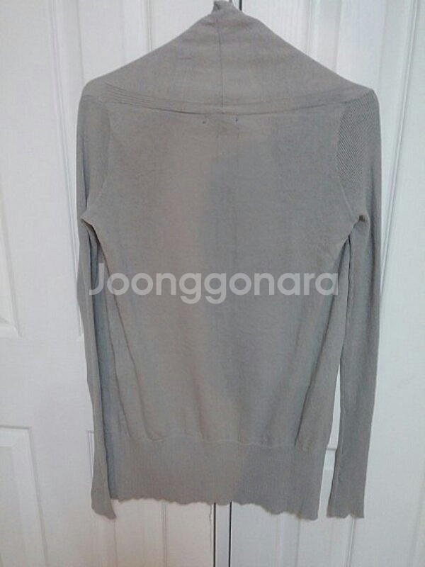 미국 Apt9 오트 그레이 모시 롱니트--5