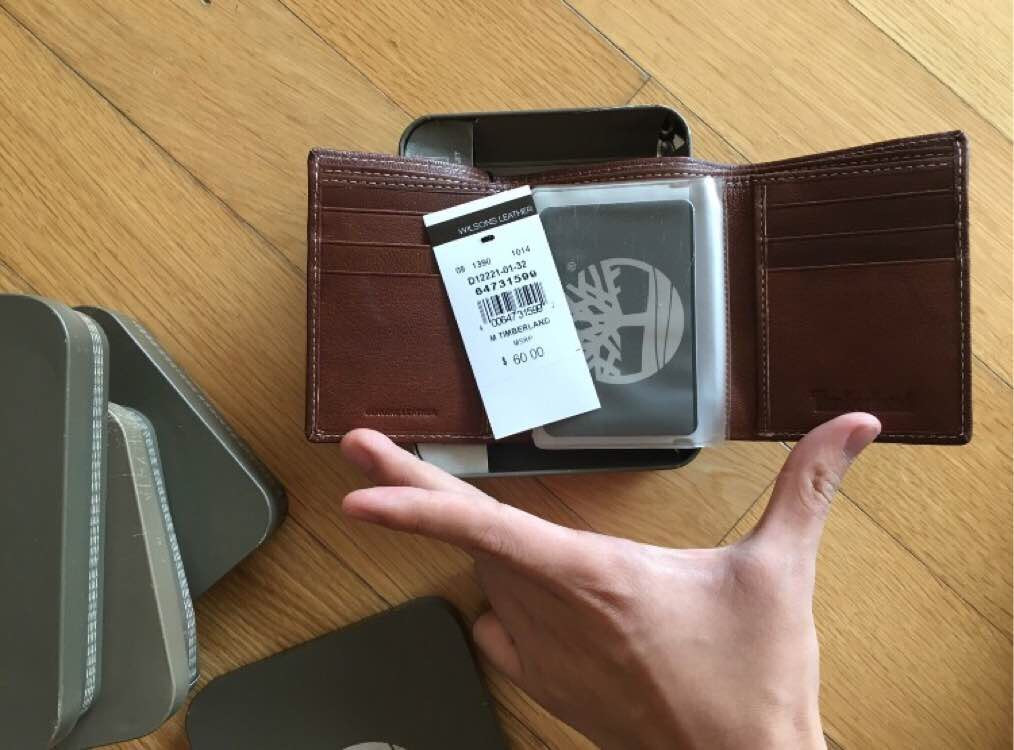 팀버랜드 남성 가죽 반지갑 새상품 이미지