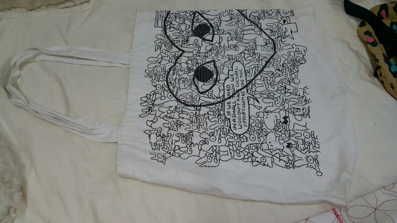 리본가방 에코백 힙색 셀카봉 이미지